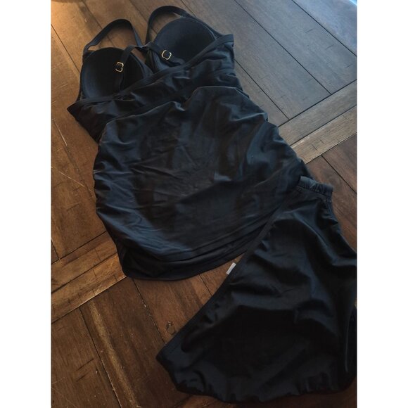 PinkBlush Maternity Black Tankini size L - Picture 2 of 8
